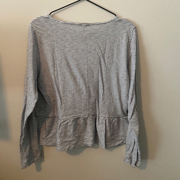 Jcrew striped peplum tee - Picture 3 of 3